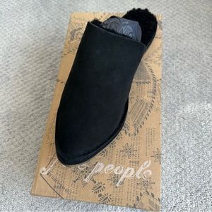 NEW Free People Nova Cozy Faux Fur Lined Mule Slippers